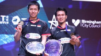 Hendra / Ahsan Juara All England 2019, Jokowi: dari Tanah Air, Saya dan...