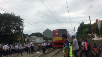 Pasca Anjlok, Jalur Cilebut Kini Sudah Bisa Dilintasi KRL