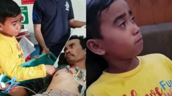 Tangis Bocah 13 Tahun yang Rawat Ayahnya Seorang Diri karena Tumor Otak