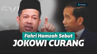 Fahri Hamzah Sindir Jokowi Curang Karena Tidak Lakukan Hal ini! 