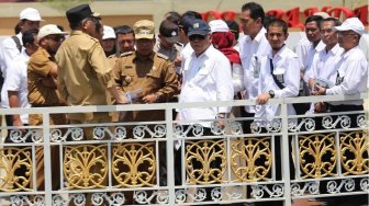 Menteri Basuki Tinjau Hasil Program Kotaku di Krueng Daroy Banda Aceh