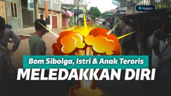 Negosiasi Polisi Gagal, Ketiga Anak dan Istri Terduga Teroris Ledakkan Diri