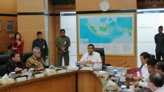 Wiranto Rapat dengan KPU dan Bawaslu Cegah Konflik Kampanye Terbuka