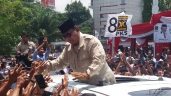 Cerita Prabowo Tertahan di Bandara sampai Telat Kampanye di Jambi