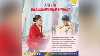 Layanan Penerbangan bagi Anak Ini Dinamakan Unaccompanied Minor