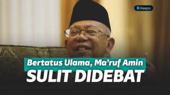 Diminta Lepaskan "Jaket" Ulamanya di Debat Cawapres, Ma'ruf Amin : Nggak