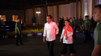 Pergi Tinggalkan Debat, Jokowi: Saya Cuma Menghantar Pak Ma'ruf ke Panggung