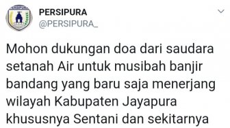 Peduli Banjir Bandang Sentani, Warganet Gaungkan #PrayForJayapura