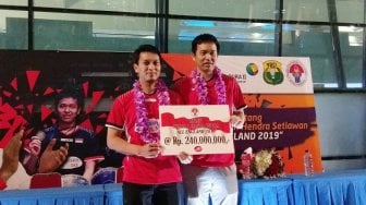 Juara All England 2019, Hendra/Ahsan Diganjar Bonus Rp 580 Juta