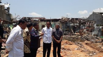 Jokowi Ajak Iriana ke Lokasi Bom Bunuh Diri Istri Abu Hamzah