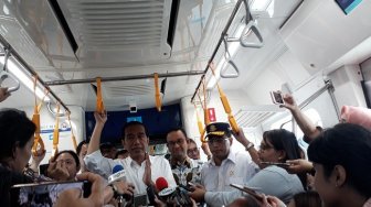 Jajal MRT Jakarta, Presiden Jokowi: Mantul!