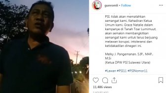 Oknum Camat di Manado Diduga Copot Bendera PSI, Ini Reaksinya usai Tepergok