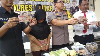 Belanja Sayuran Pakai Uang Palsu, Ibu Ini Ditangkap Polisi