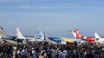 Pameran Langkawi International Maritime and Aerospace (LIMA) 2019 di Langkawi, Malaysia, Selasa (26/3). [ANTARA FOTO/M Agung Rajasa]