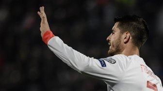 Morata Dedikasikan Kemenangan Spanyol untuk Sang Pelatih