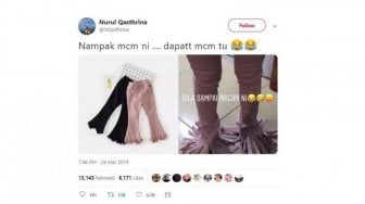 Belanja Online, Warganet Kaget Dapat Celana Model Ini