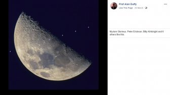 Pamer Foto Menakjubkan, Astronom Amatir Ini Pakai Kamera dan Teleskop Biasa