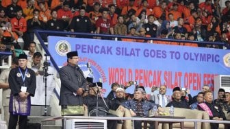 Temui Para Pesilat Asing, Prabowo Pidato Pakai Bahasa Inggris