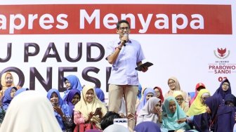 Bidik 15.000 Suara Milenial, Besok Sandiaga Kampanye Akbar di Palembang