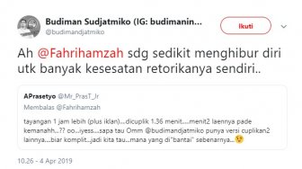 Usai Tampil di Mata Najwa, Budiman Sudjatmiko Twitwar dengan Fahri Hamzah