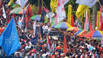 Kampanye di Purwokerto, Jokowi Curhat Sulitnya Bersekolah