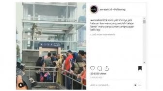 Antrean Panjang Pengguna MRT di Lift Prioritas Bikin Warganet Dongkol