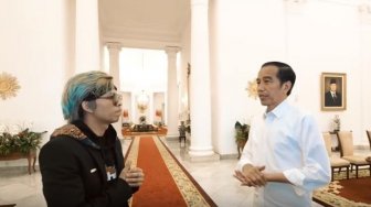 Atta Halilintar "Gerebek" Istana Presiden, Jokowi :  Ahsiyaaap