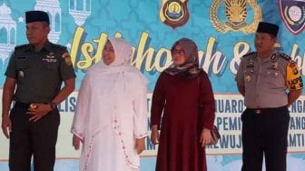 Bupati Masnah Hadiri Istighosah dan Tabligh Akbar Sukseskan Pemilu 2019