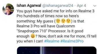 Spesifikasi Realme 3 Pro Bocor, Kapan Dirilis?