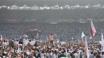 Kampanye Akbar Prabowo-Sandi Putihkan GBK