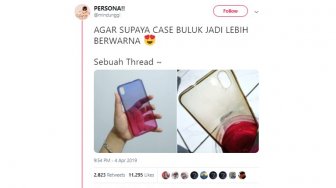 Cemerlang, Warganet Ini Bagi Tips Warnain Soft Case Smartphone yang Usang