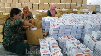 Jelang Seminggu Pemilu, KPU Mojokerto Masih Kekurangan 13.876 Surat Suara