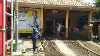 Perabotan Elektronik Hangus Terbakar, Rumah Caleg Golkar Nyaris Ludes