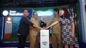 Danone Aqua Luncurkan Zona Kebaikan Air di Taman Pintar Yogyakarta