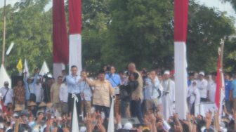 Ajak Masyarakat Solo Dukung Prabowo, AHY: Agar Kehidupan Semakin Baik