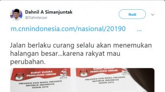 Surat Suara Tercoblos Jokowi, BPN: Jalan Curang Selalu Temukan Halangan