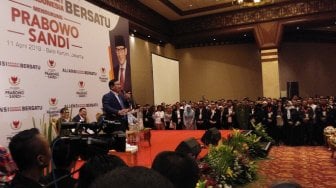 Gebrak Podium, Prabowo: Terbawa Semangat Bung Karno