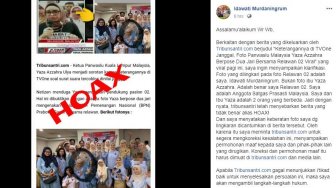 Beredar Foto Mirip Yaza Azzahra Dukung Prabowo - Sandi, Ini Faktanya