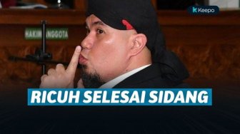 Sidang Ricuh, Ahmad Dhani Sampai Adu Gulat dengan Petugas Kejaksaan