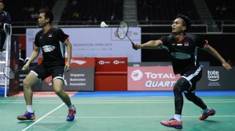 Final Singapore Open 2019: Lawan Kamura/Sonoda, Hendra/Ahsan Enggan Jumawa