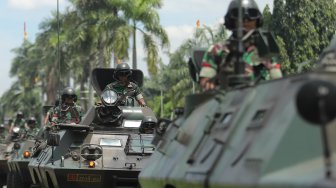 Pemberangkatan Patroli Skala Besar TNI-Polri