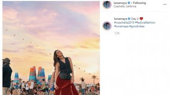 Tas Luna Maya di Coachella, Harganya Bikin Spontan Bilang 'Wah Gila'