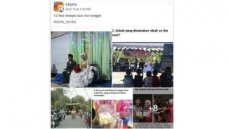 Penting Sah dan Berkah, Ini Pernikahan Low Budget Inspiratif dan Lucu