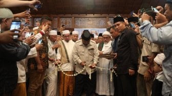 Resmikan Masjid di Hambalang, Prabowo: Saya Minta Selesai Sebelum Pilpres