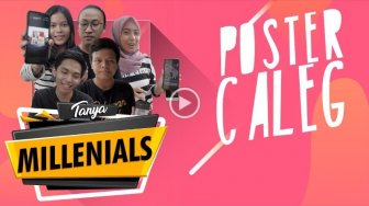 Caleg Berlomba Ciptakan Poster Menarik, Milenial Suka yang Mana?