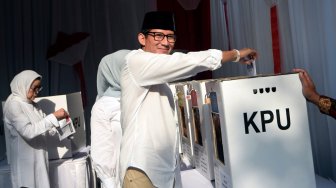 Ke Mana Sandiaga? 2 Kali Tak Dampingi Prabowo Pidato Klaim Kemenangan