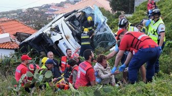 29 Tewas Dalam Kecelakaan Bus Wisata di Portugal