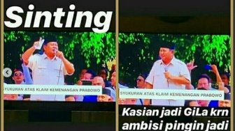 Ngatain Prabowo Sinting, Erin Taulany Klaim Instagramnya Kena Hack