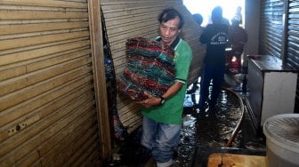 Kondisi Blok C Tanah Abang Usai Kebakaran