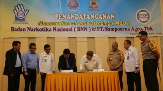 BNN Rangkul PT Sampoerna Agro Tbk, Bangun Lingkungan Kerja Bebas Narkoba